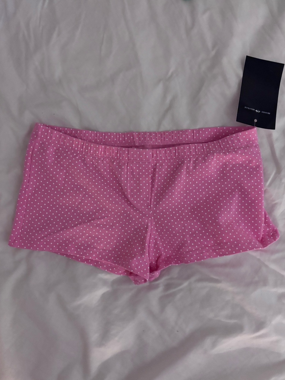 BNWT Brandy Melville Pink Polka Dot Lounge Shorts